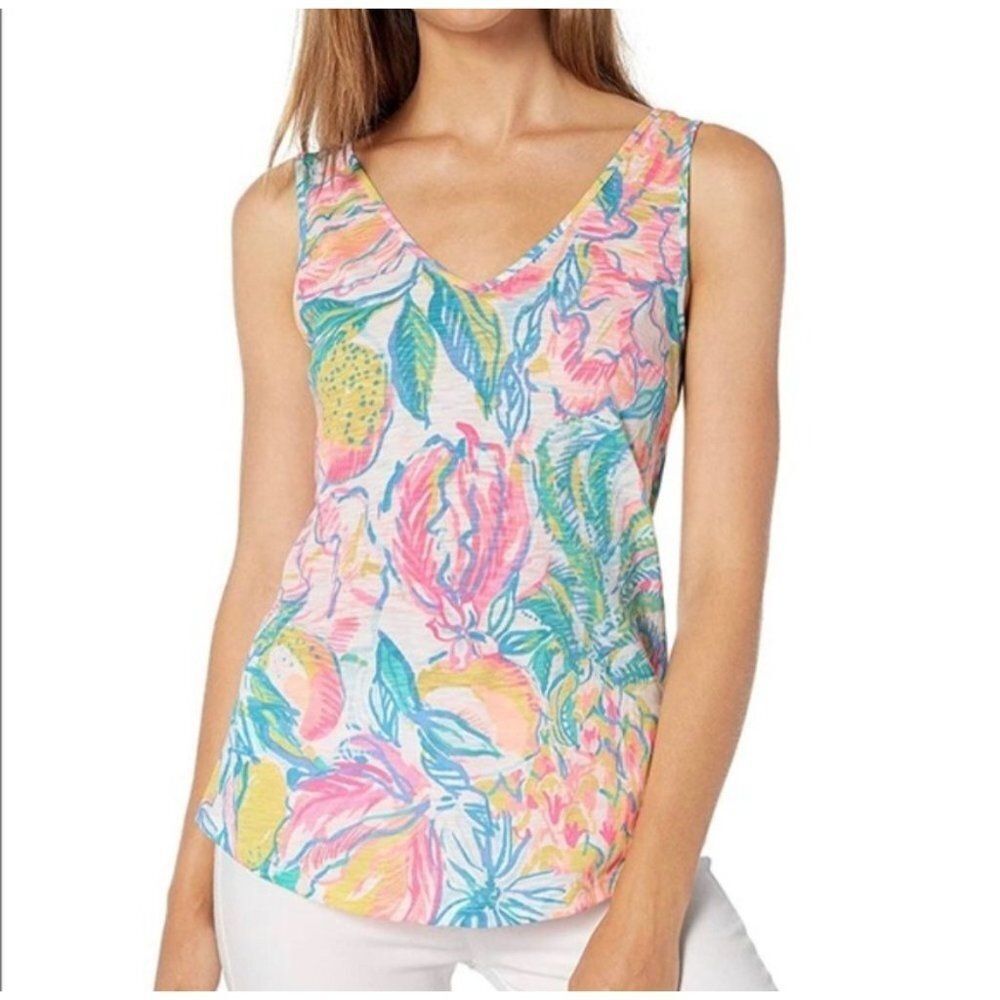 Lilly Pulitzer Women's Gigi Tank Top in Fiesta Bamba
